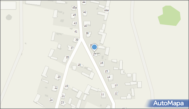 Osowiec, Osowiec, 17, mapa Osowiec