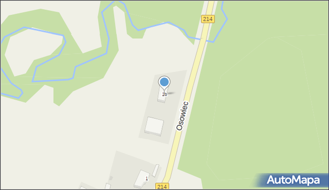 Osowiec, Osowiec, 1b, mapa Osowiec