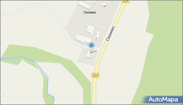 Osowiec, Osowiec, 2A, mapa Osowiec
