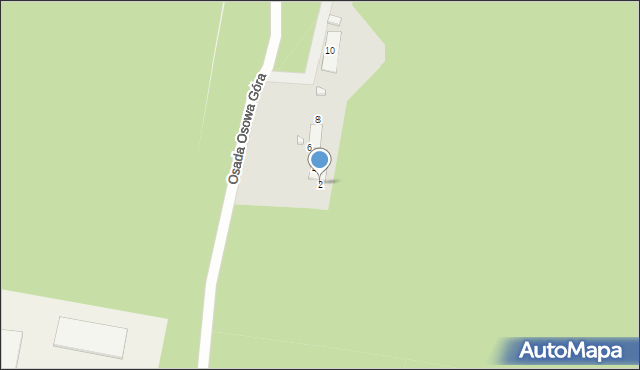 Osówiec, Osada Osowa Góra, 2, mapa Osówiec