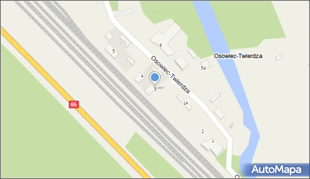 Osowiec-Twierdza, Osowiec-Twierdza, 3, mapa Osowiec-Twierdza