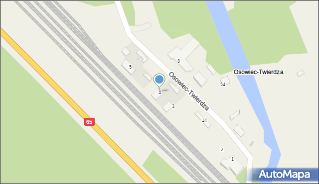 Osowiec-Twierdza, Osowiec-Twierdza, 4, mapa Osowiec-Twierdza