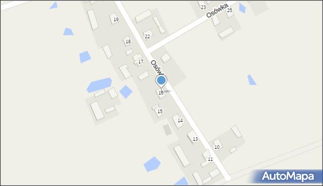 Osówka, Osówka, 16, mapa Osówka