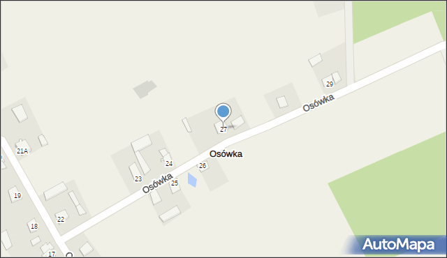 Osówka, Osówka, 27, mapa Osówka