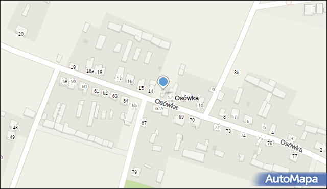 Osówka, Osówka, 13, mapa Osówka