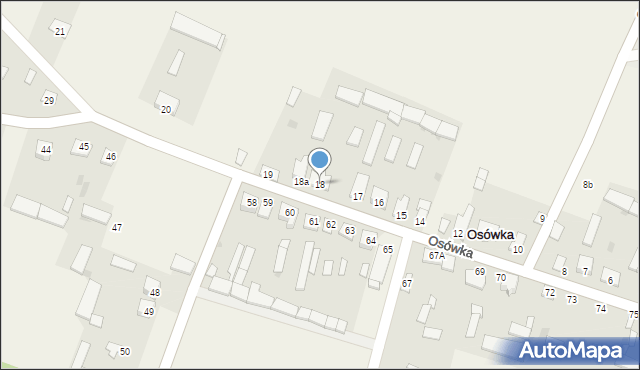 Osówka, Osówka, 18, mapa Osówka