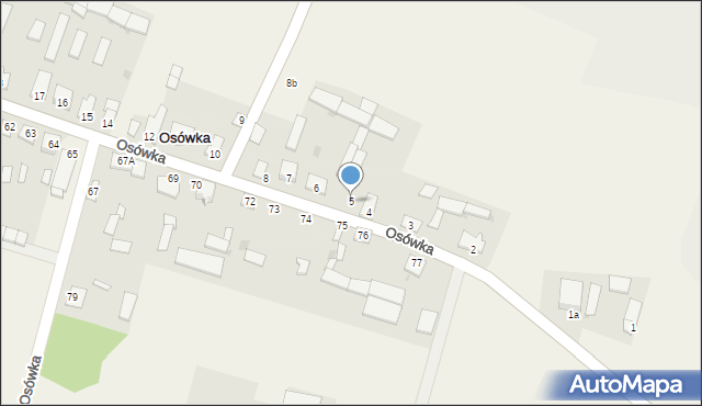 Osówka, Osówka, 5, mapa Osówka