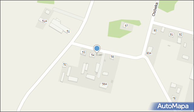 Osówka, Osówka, 55, mapa Osówka