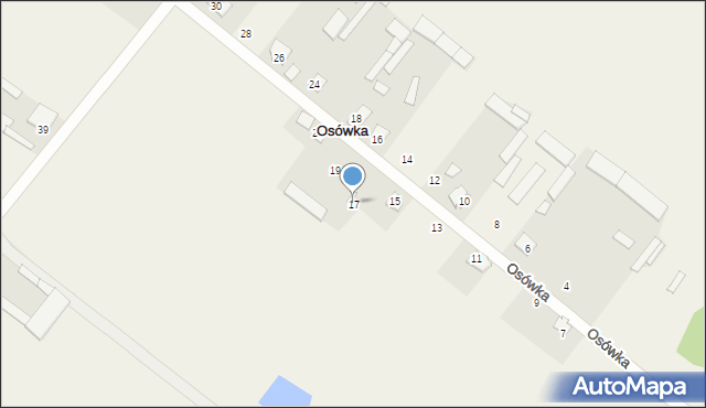 Osówka, Osówka, 17, mapa Osówka