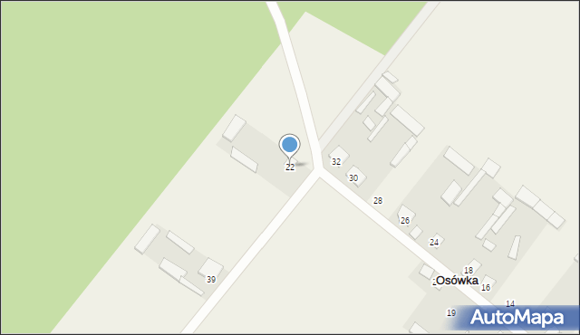 Osówka, Osówka, 22, mapa Osówka