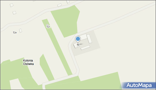 Osówka, Osówka, 59, mapa Osówka