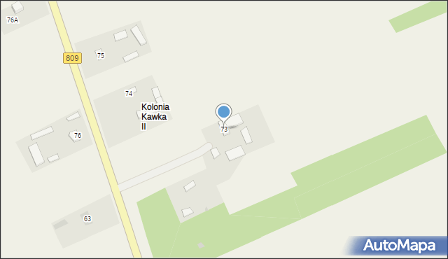 Osówka, Osówka, 73, mapa Osówka