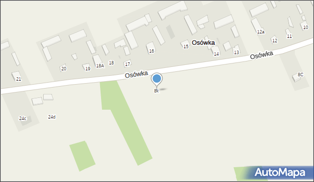Osówka, Osówka, 8k, mapa Osówka
