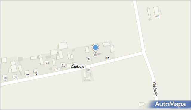 Osówka, Osówka, 66, mapa Osówka