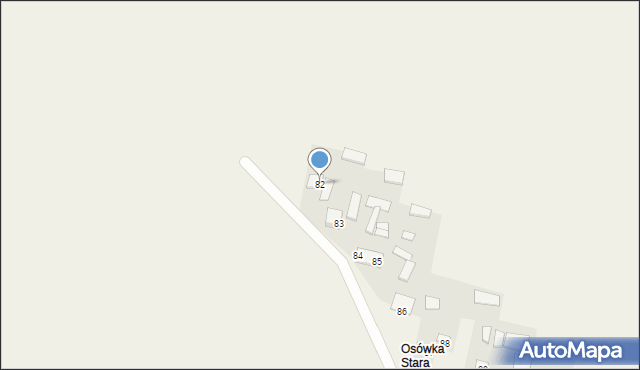 Osówka, Osówka, 82, mapa Osówka