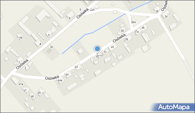Osówka, Osówka, 42, mapa Osówka