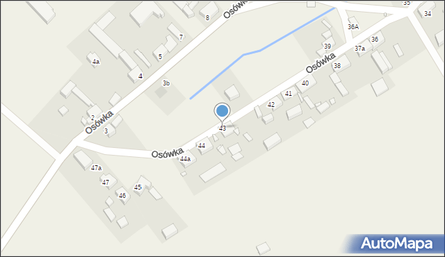 Osówka, Osówka, 43, mapa Osówka