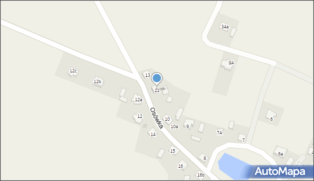 Osówka, Osówka, 11, mapa Osówka