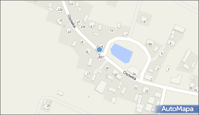 Osówka, Osówka, 16b, mapa Osówka