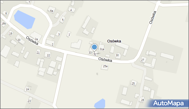 Osówka, Osówka, 31, mapa Osówka