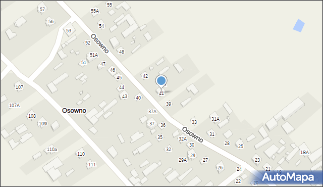Osowno, Osowno, 41, mapa Osowno