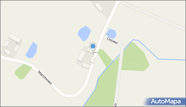 Osowo, Osowo, 2, mapa Osowo