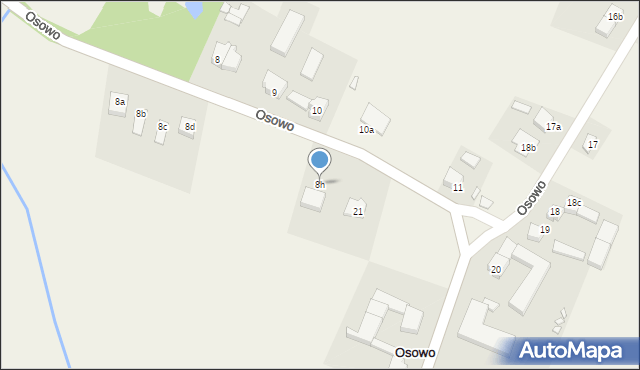 Osowo, Osowo, 8h, mapa Osowo