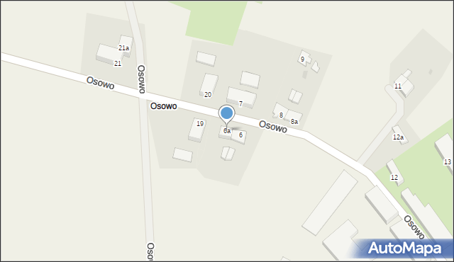 Osowo, Osowo, 6a, mapa Osowo