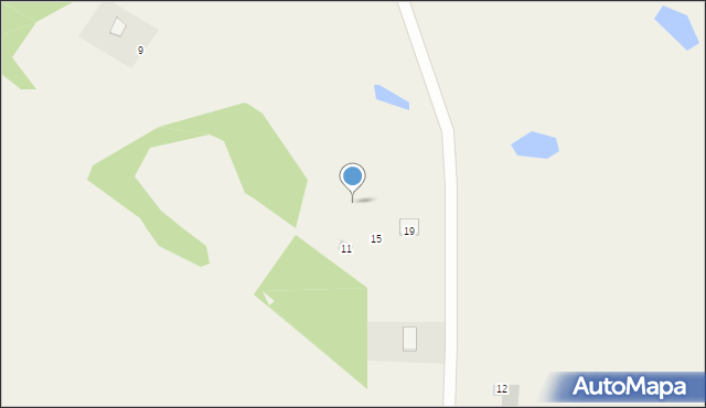 Osowo, Osowo-Wybudowanie, 25b, mapa Osowo