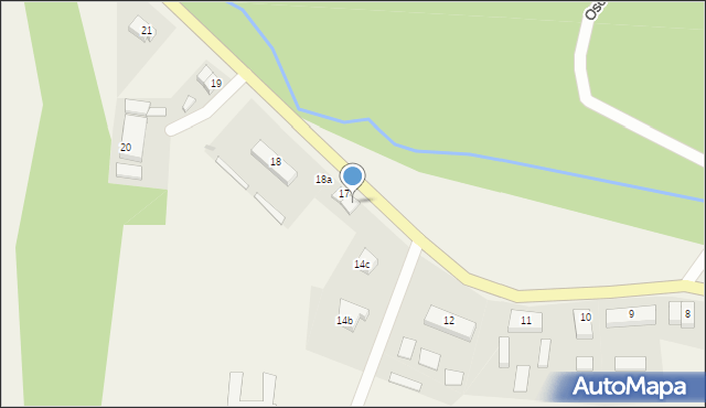 Osowo Lęborskie, Osowo Lęborskie, 17a, mapa Osowo Lęborskie