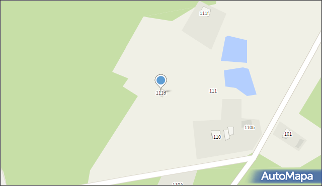 Osowo Leśne, Osowo Leśne, 111d, mapa Osowo Leśne