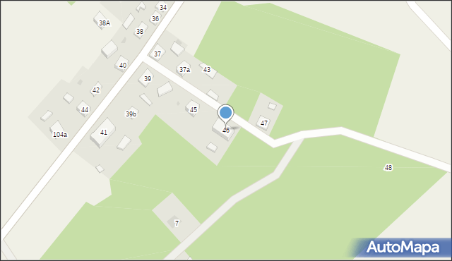 Osowo Leśne, Osowo Leśne, 46, mapa Osowo Leśne