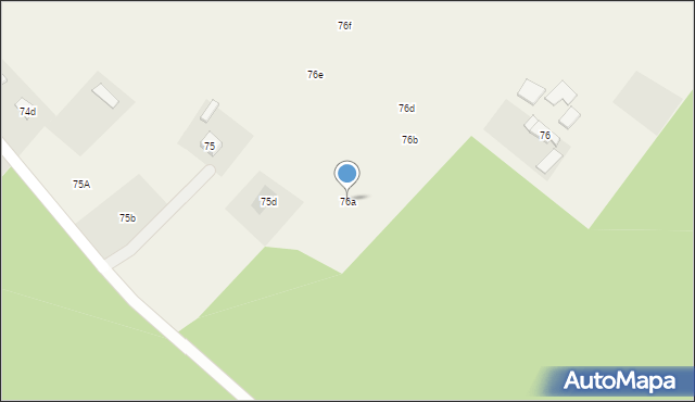 Osowo Leśne, Osowo Leśne, 76a, mapa Osowo Leśne