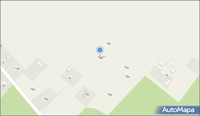 Osowo Leśne, Osowo Leśne, 76e, mapa Osowo Leśne
