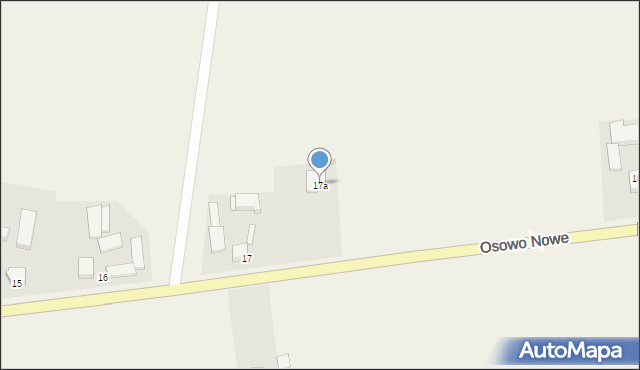 Osowo Nowe, Osowo Nowe, 17a, mapa Osowo Nowe