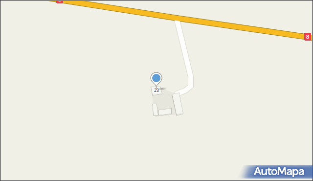 Osowy Grąd, Osowy Grąd, 23, mapa Osowy Grąd