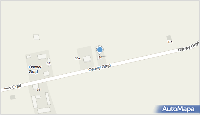 Osowy Grąd, Osowy Grąd, 30, mapa Osowy Grąd