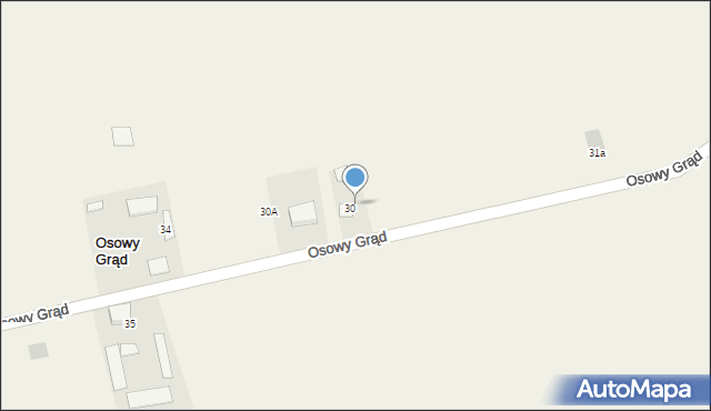 Osowy Grąd, Osowy Grąd, 33, mapa Osowy Grąd