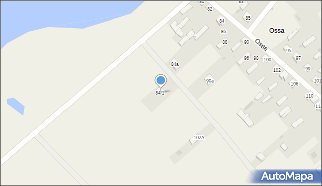 Ossa, Ossa, 84/1, mapa Ossa
