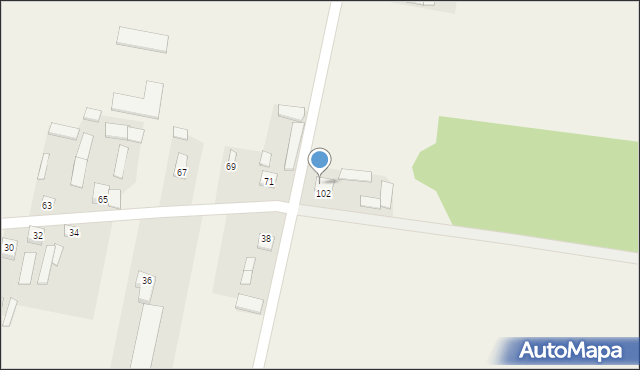 Ossa, Ossa, 102, mapa Ossa