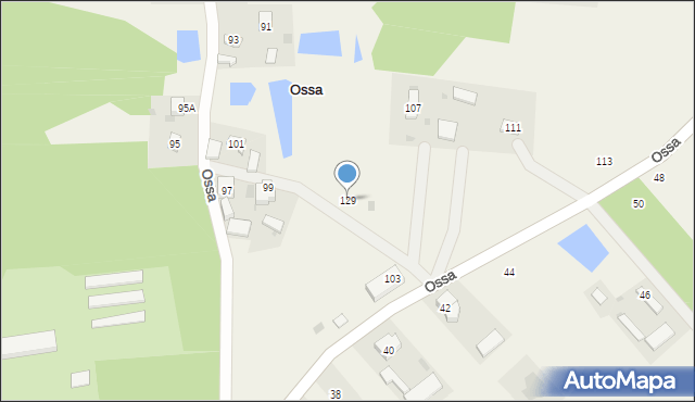 Ossa, Ossa, 129, mapa Ossa