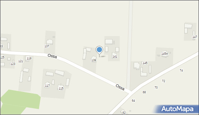 Ossa, Ossa, 143, mapa Ossa