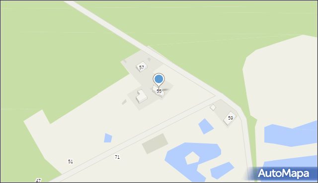 Ossa, Ossa, 55, mapa Ossa