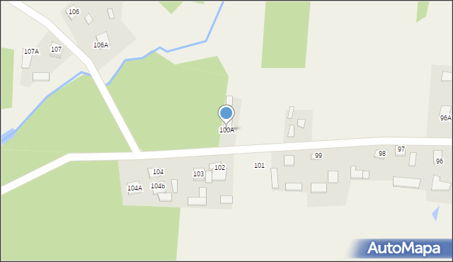 Ossala, Ossala, 100A, mapa Ossala