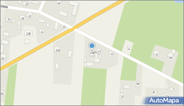 Ossala, Ossala, 13a, mapa Ossala