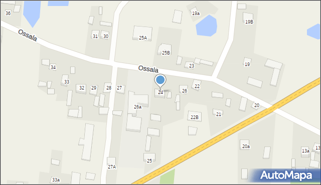 Ossala, Ossala, 24, mapa Ossala