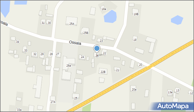 Ossala, Ossala, 26, mapa Ossala