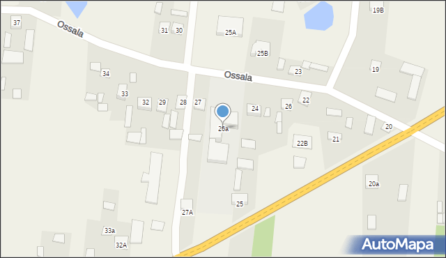 Ossala, Ossala, 26a, mapa Ossala