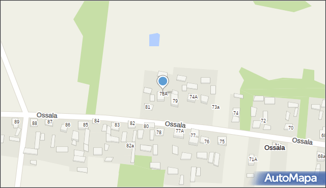 Ossala, Ossala, 78A, mapa Ossala