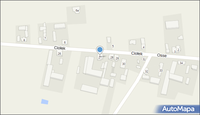Osse, Osse, 27, mapa Osse